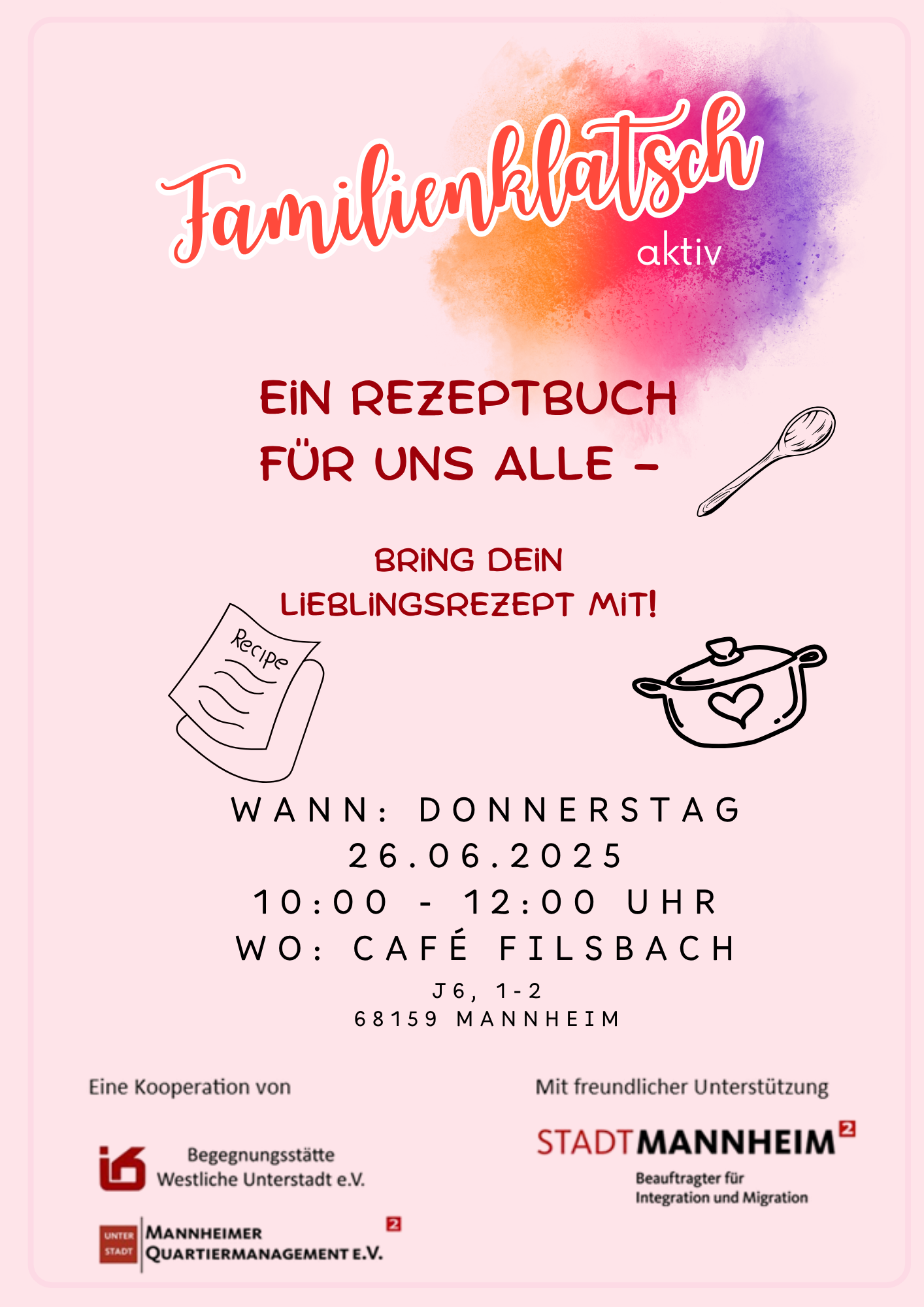 Familienklatsch Bring Dein Rezept mit 26.06.2025